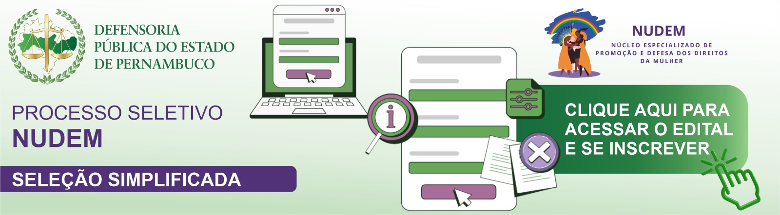 Banner Seleção Simplificada Nudem