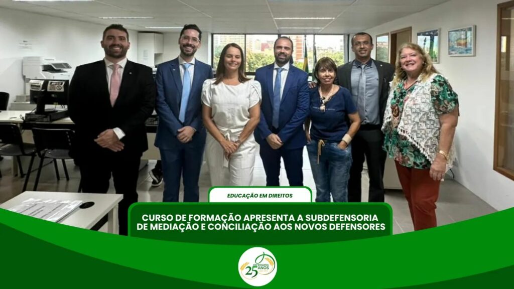 Defensoria promove curso de formação para novos defensores